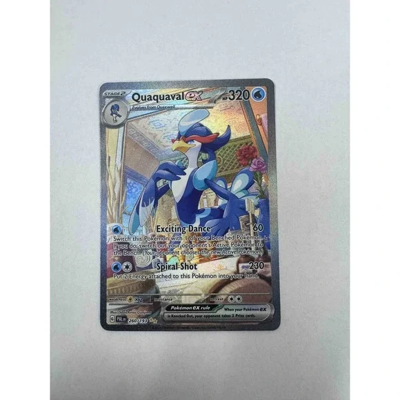 quaquaval pokemon card value Amazon.com: Quaquaval ex 052/193- Paldea Evolved - Double Rare main image 1